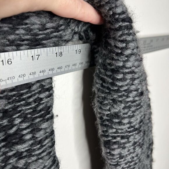 Thom Krom Sweater Womens Small Merino Wool Pullover Turtleneck Chunky Knit Gray - Picture 5 of 14